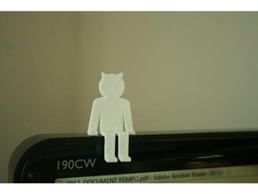 cat thin man pets stick stickman thinman 3d print model - Mito3D