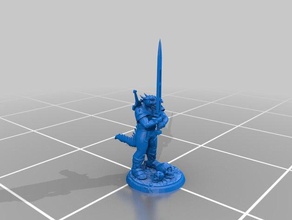 dragón nacido paladín duelo espera los juguetes juegos 3d print model - Mito3D