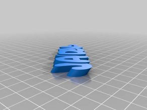 özelleştirilmiş iamburny benim metin - isim Anahtarlık jayden organizasyon 3d print model - Mito3D