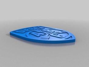 Zeichen belgischen diesel Hersteller abc logos 3d print model - Mito3D