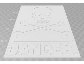 skull danger sign signs logos signage warning warning sign