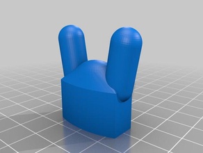 bash tavşan kap parçaları 3d print model - Mito3D