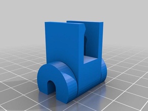customizeable cable holder 10mm computer customized 3d print model - Mito3D
