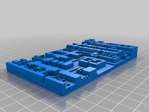 nes legend zelda map pieces video games 3d print model - Mito3D