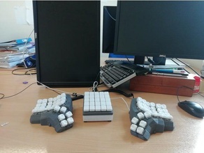 Imprimée en 3d clavier composants ordinateur 3d print model - Mito3D