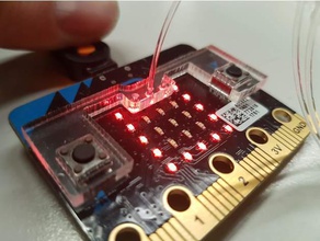 microbit piatti connettore interattiva art l'adattatore lasercut 3d print model - Mito3D