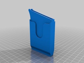 slim wallet-v4-Geld-Inhabers beiden Seiten Container 3d print model - Mito3D