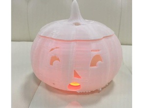 pretty pumpkin decor hallowen holiday 3d print model - Mito3D