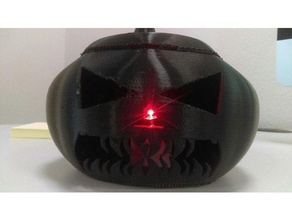 spooky jack lanterna 3d la stampa boo di halloween jackolantern spaventoso 3d print model - Mito3D