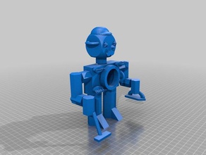 el robot 3d impresión 3d print model - Mito3D