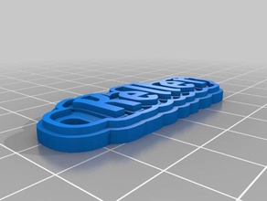 keller Schlüsselanhänger angepasst 3d print model - Mito3D