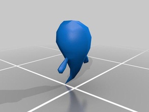 spoopy hayalet video oyunlar Cadılar Bayramı korkutucu 3d print model - Mito3D