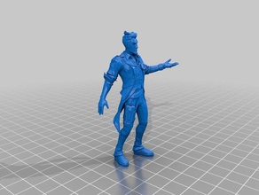 handsome jack borderlands games 2 figure statue video game character 3d print model - Mito3D