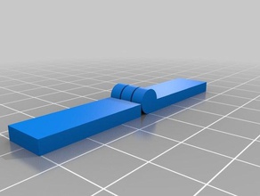 my customized parametric hinge1 parts 3d print model - Mito3D