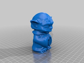 resplandor oscuro yoda 3d impresión 3d print model - Mito3D