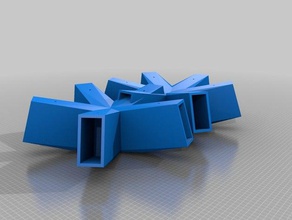 meine angepasste geodätische Kuppel-Anschlüsse diy 3d print model - Mito3D