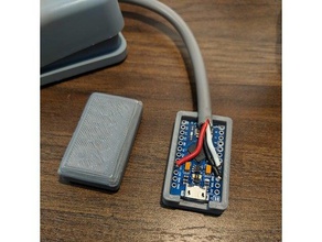 pro micro kablo girişi elektronik 3d print model - Mito3D