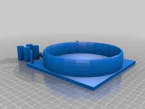 Scheiben Türmen 3d drucken 3d print model - Mito3D