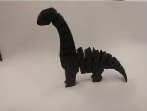 brachiflexaurus oyuncaklar oyunlar apatozorlar brachiosaurus brontozor dinozor esnek 3d print model - Mito3D