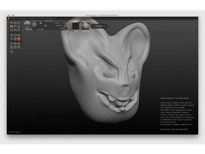 halloween - male orsacchiotto creature 3d print model - Mito3D