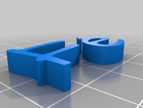 f&eacute outros personalizado 3d print model - Mito3D