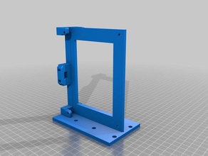 dual vertical rev hub mount usb strain relief 3d printing actobotics ftc robotics expansion 3d print model - Mito3D