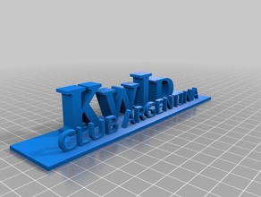 kwid clube argentina 3d impressão 3d print model - Mito3D