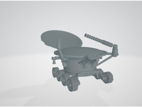 lunokhod 1 hobby lunare rover russia sovietica spazio 3d print model - Mito3D