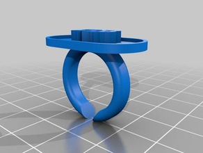 nb sello los anillos personalizado 3d print model - Mito3D