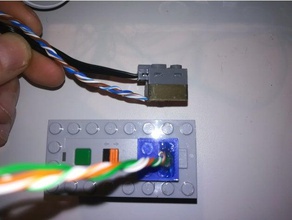 lego power functions socket 2 versions connecteur construction toys arduino 3d print model - Mito3D
