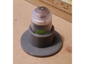 simple paint pot titulaire outils la citadelle de peinture dessus table wargaming 3d print model - Mito3D