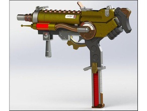 sombra Braut gun overwatch cosplay-3d v11 Modell separate drucken Spiele 3d print model - Mito3D