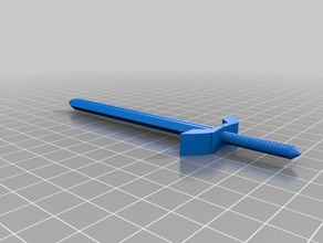 caseiro espada de impressão triforce espécie mestre espada-y traje 3d print model - Mito3D