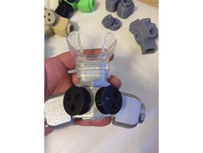 v6 gaz maskesi respiratör araçlar 3m maske iş ortamına uygun olmayan şnorkel 3d print model - Mito3D