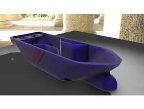 dynamique de la position du navire rc des véhicules azipod bateau ntnu le psv propulseur d'étrave 3d print model - Mito3D