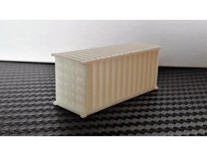 20-feet container n-scale 3d printing model railroad nscale railway 3d print model - Mito3D