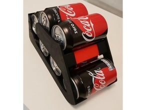 soda machine fridge other kitchen dining can refridgerator holder 3d print model - Mito3D