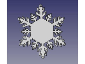 kar tanesi Noel süs dekor dekorasyon süsü süslemeleri xmas ağacı süsleri 3d print model - Mito3D