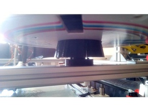 base 2020 vertical spool holder 3d printer accessories 3d print model - Mito3D