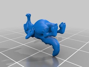 crocfullofsass heykeller çizgi film karakteri eğlenceli stilize 3d print model - Mito3D