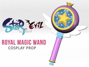 star papillon cosplay de la baguette magique saison 1 accessoires jeu accessoire prop svtfoe 3d print model - Mito3D