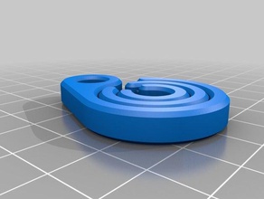 twister mini keychains figet gadget keyring print-in-place 3d print model - Mito3D