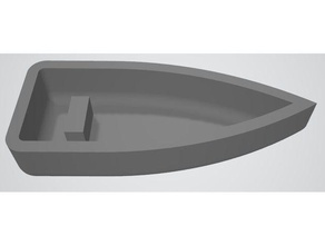 model lifeboat 1 inch long vehicles 3d print model - Mito3D