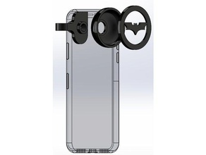 iphone batman signal projector mobile symbol toy 3d print model - Mito3D