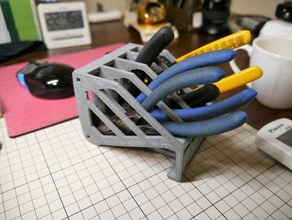 plier holder tool holders boxes 3d print model - Mito3D