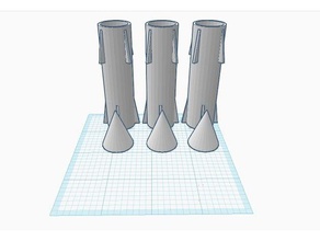 supersonic rockets estes motors 3d printing 3d print model - Mito3D