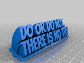 do not office customized 3d print model - Mito3D