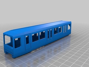 métro m1 passe-temps lausanne 3d print model - Mito3D