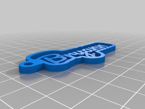 bryann keychains customized 3d print model - Mito3D