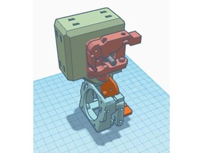 ender 3 cr10 direct drive mount remix bullseye 3d printer parts cr10s creality extruder petsfang pro 3d print model - Mito3D